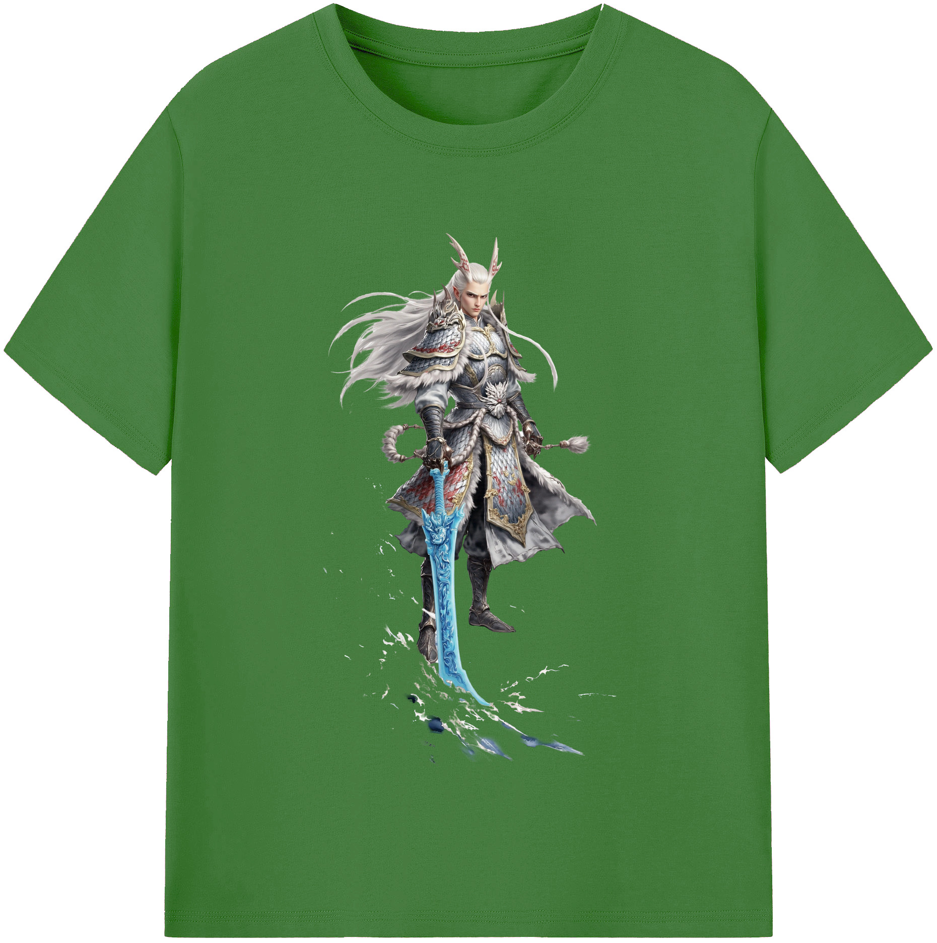 （画像用） Ne Zha 2 ナタ 魔童の大暴れ レディースカジュアルプリントTシャツ（綿100％）